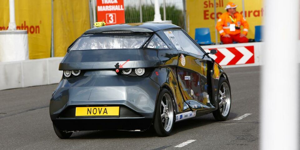 Nova in actie tijdens de Shell Eco-marathon. Foto | Shell