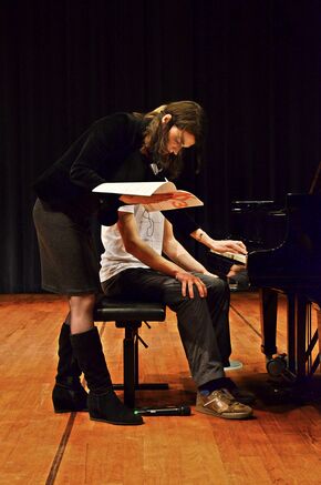 Masterclass piano in de Blauwe Zaal. Foto | Satyaki Chaudhuri