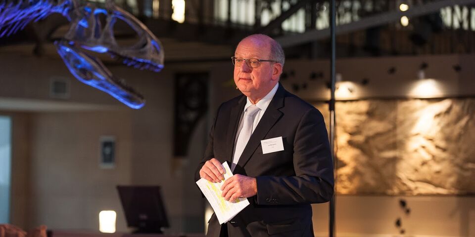 Collegevoorzitter Jan Mengelers opent in Brussel het high level event van EuroTech Universities. Foto | Eric Berghen