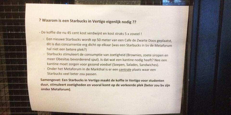 Bouwkunde blijft morren over Starbucks