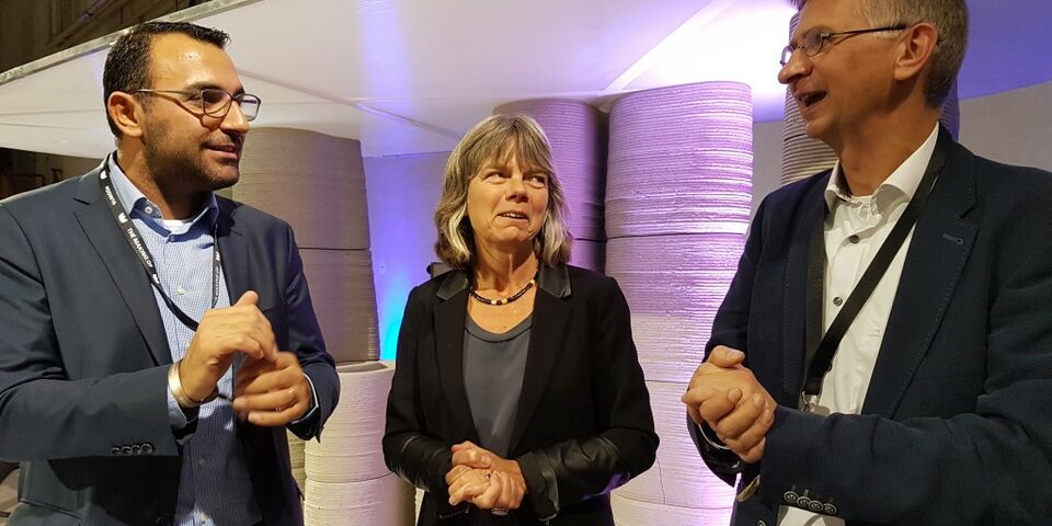 Yasin Torunoglu, Suzanne Udo en Theo Salet (vlnr).