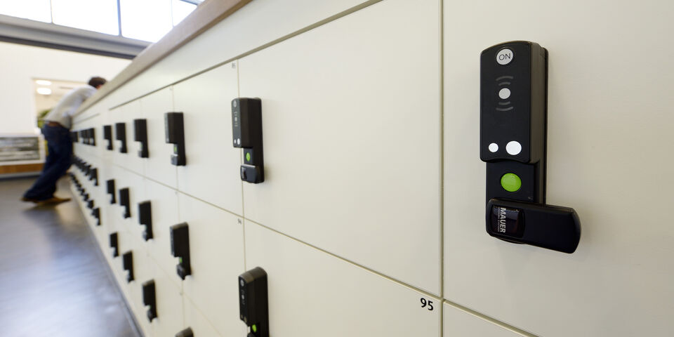 De lockers in MetaForum. Archieffoto | Bart van Overbeeke