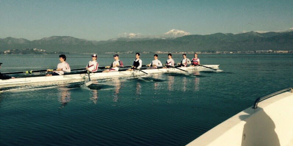 De 'Brabant Acht' in training in Turkije.