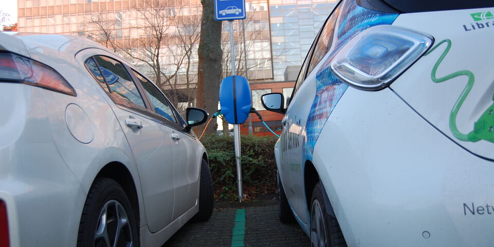 Stijgende lijn voor tanken elektriciteit aan de TU/e.