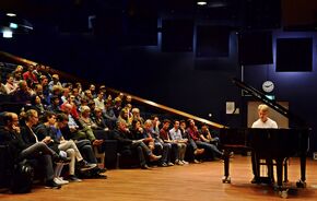 Masterclass piano, Jan Heemstra. Foto | Satyaki Chaudhuri