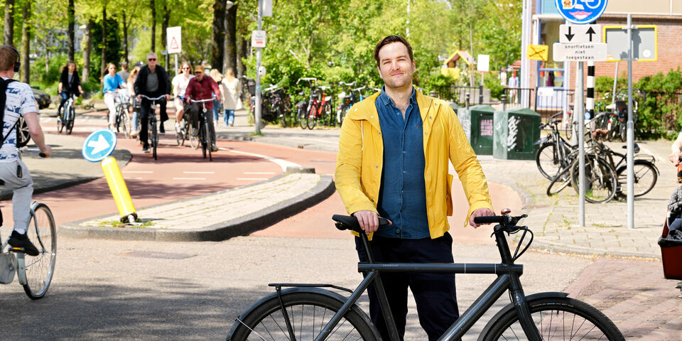 Brett Petzer in Amsterdam. Foto | Bart van Overbeeke