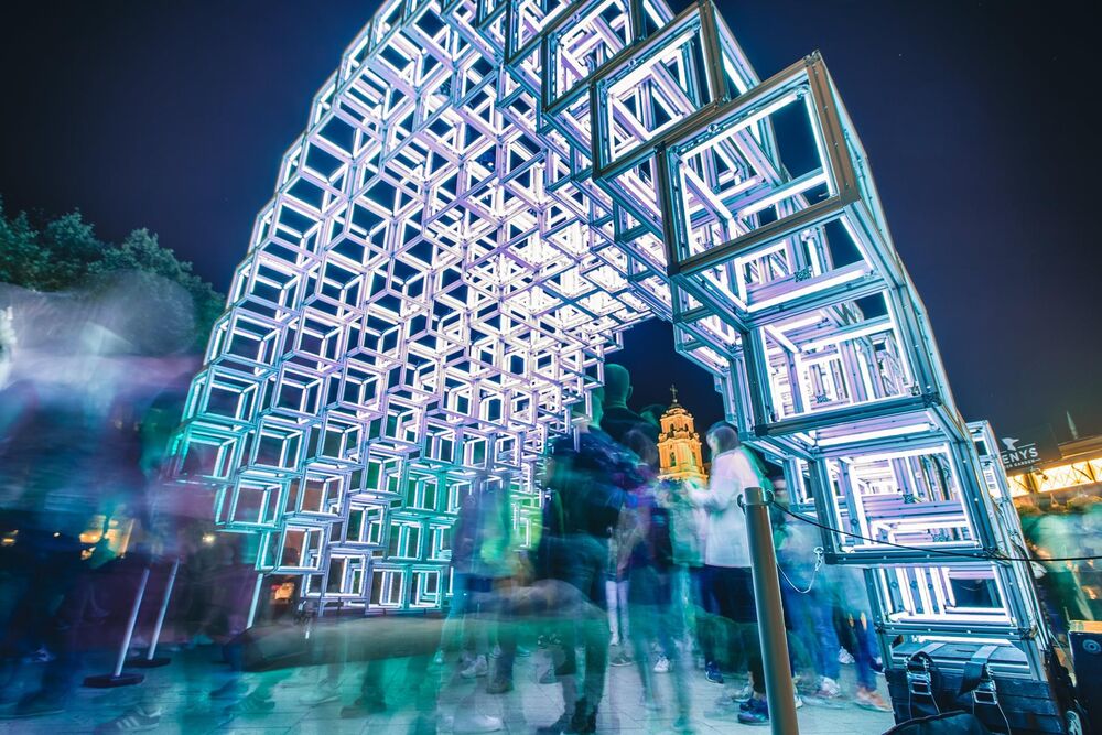 IGNITE installation shines at Lithuanian light festival