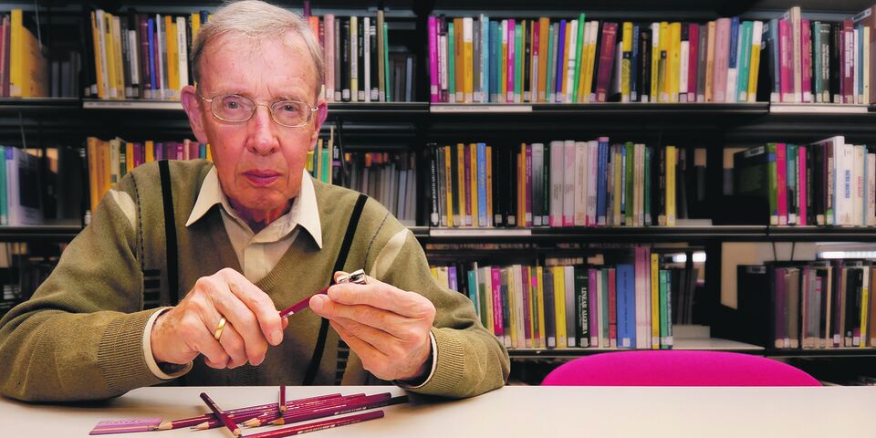 Fred Steutel, emeritus hoogleraar en oud-columnist van Cursor. Foto | Bart van Overbeeke