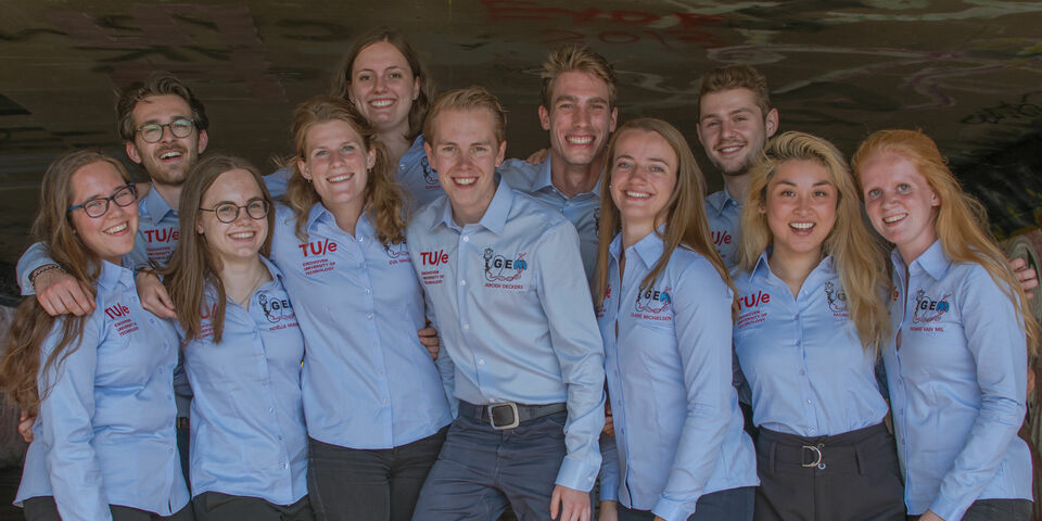 [Translate to English:] Het iGEM-team van de TU/e (2019). Foto | iGEM Eindhoven