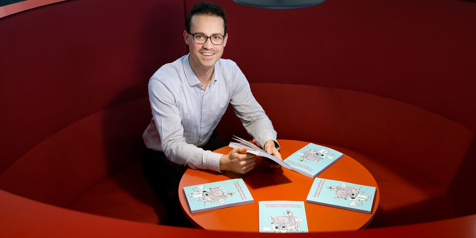 Promovendus Christian van der Krift. Foto | Bart van Overbeeke